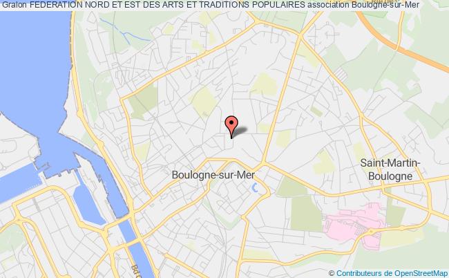 plan association Federation Nord Et Est Des Arts Et Traditions Populaires Boulogne-sur-Mer