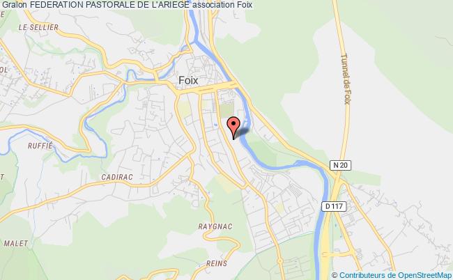 plan association Federation Pastorale De L'ariege Foix