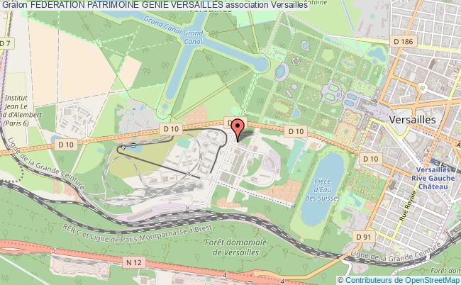 plan association Federation Patrimoine Genie Versailles Versailles cedex
