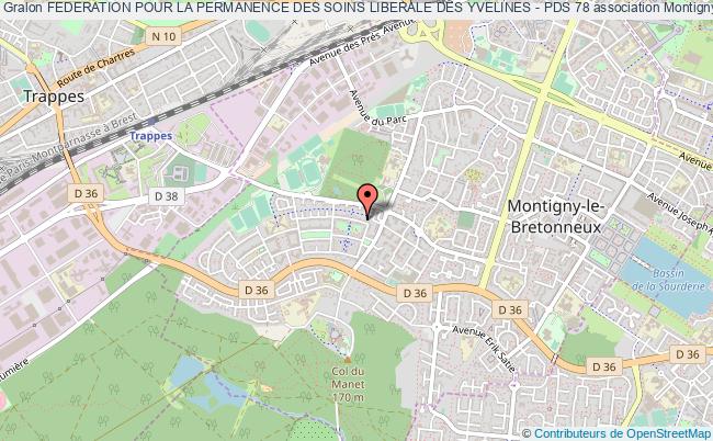 plan association Federation Pour La Permanence Des Soins Liberale Des Yvelines - Pds 78 Montigny-le-Bretonneux