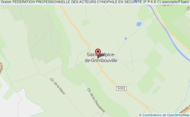 plan association Federation Professionnelle Des Acteurs Cynophile En Securite (f P A S C) Saint-Sulpice-de-Grimbouville