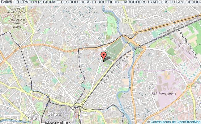 plan association Federation Regionale Des Bouchers Et Bouchers Charcutiers Traiteurs Du Languedoc-roussillon Montpellier cedex 2