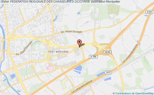 plan association Federation Regionale Des Chasseurs D Occitanie Montpellier