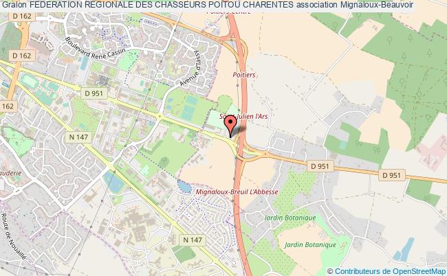 plan association Federation Regionale Des Chasseurs Poitou Charentes Mignaloux-Beauvoir