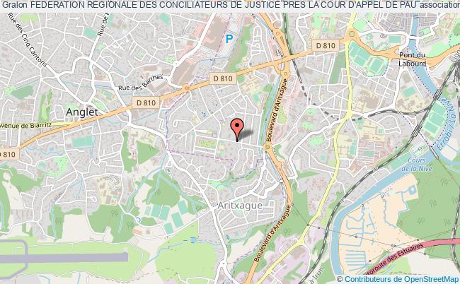plan association Federation Regionale Des Conciliateurs De Justice Pres La Cour D'appel De Pau Bayonne