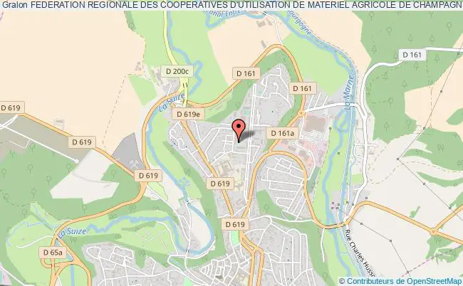 plan association Federation Regionale Des Cooperatives D'utilisation De Materiel Agricole De Champagne Ardenne Chaumont
