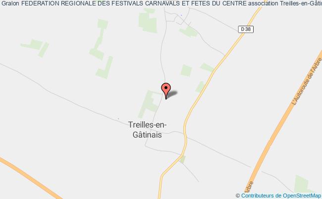 plan association Federation Regionale Des Festivals Carnavals Et Fetes Du Centre Treilles-en-Gâtinais