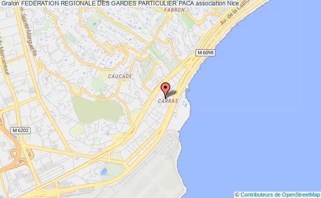 plan association Federation Regionale Des Gardes Particulier Paca Nice
