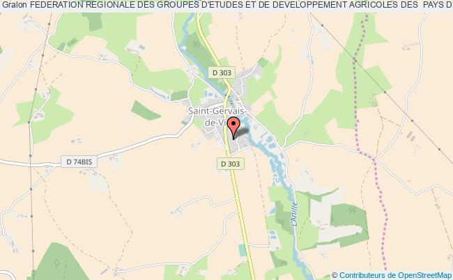 plan association Federation Regionale Des Groupes D'etudes Et De Developpement Agricoles Des  Pays De Loire (f.r.g.e.d.a.) Saint-Gervais-de-Vic