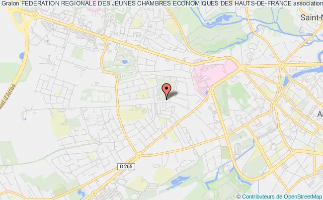 plan association Federation Regionale Des Jeunes Chambres Economiques Des Hauts-de-france Arras
