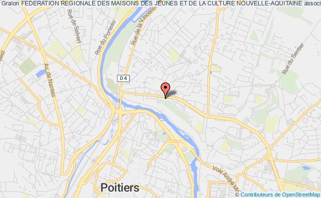 plan association Federation Regionale Des Maisons Des Jeunes Et De La Culture Nouvelle-aquitaine Poitiers