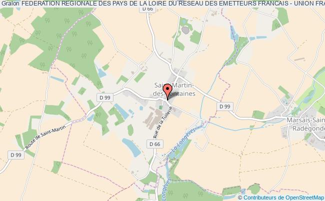 plan association Federation Regionale Des Pays De La Loire Du Reseau Des Emetteurs Francais - Union Francaise Des Radioamateurs Saint-Martin-des-Fontaines