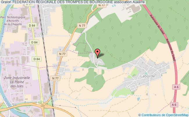 plan association Federation Regionale Des Trompes De Bourgogne Auxerre