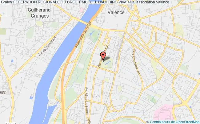 plan association Federation Regionale Du Credit Mutuel Dauphine-vivarais Valence