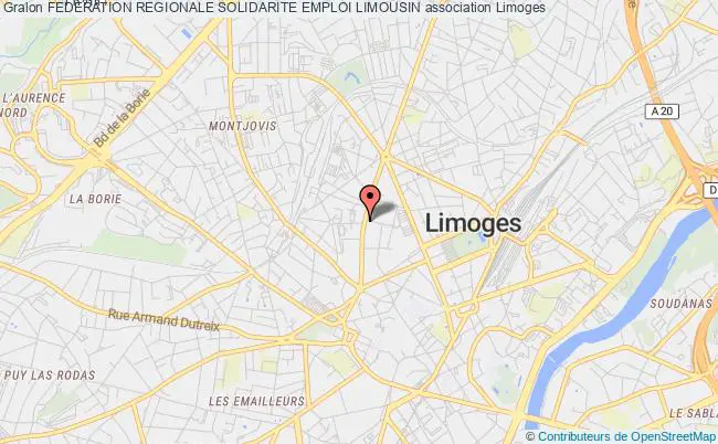 plan association Federation Regionale Solidarite Emploi Limousin Limoges