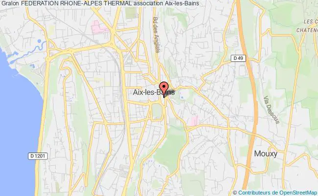 plan association Federation Rhone-alpes Thermal Aix-les-Bains