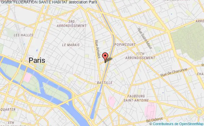 plan association Federation Sante Habitat Paris