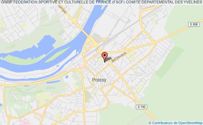 plan association Federation Sportive Et Culturelle De France (fscf) Comite Departemental Des Yvelines (cdy) Poissy