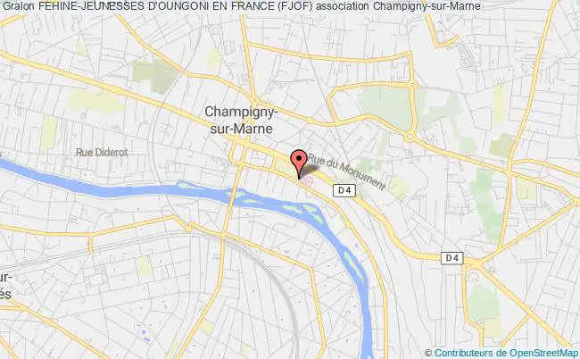plan association Fehine-jeunesses D'oungoni En France (fjof) Champigny-sur-Marne