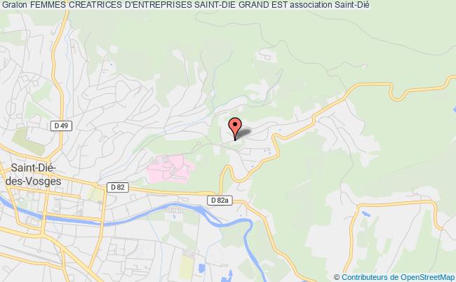 plan association Femmes Creatrices D'entreprises Saint-die Grand Est Saint-Dié-des-Vosges