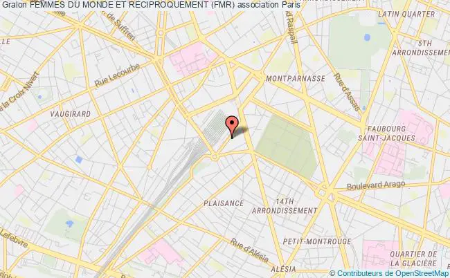 plan association Femmes Du Monde Et Reciproquement (fmr) Paris