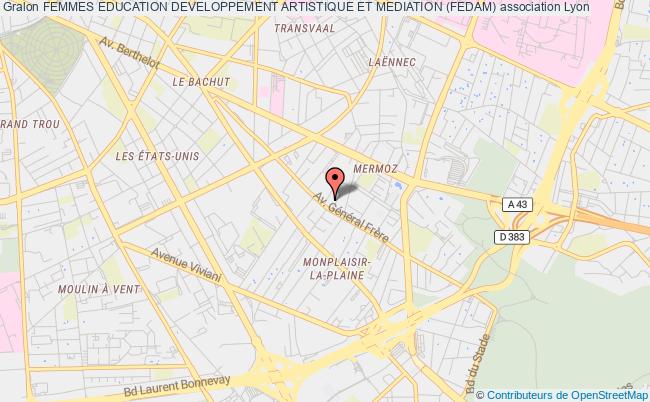 plan association Femmes Education Developpement Artistique Et Mediation (fedam) Lyon