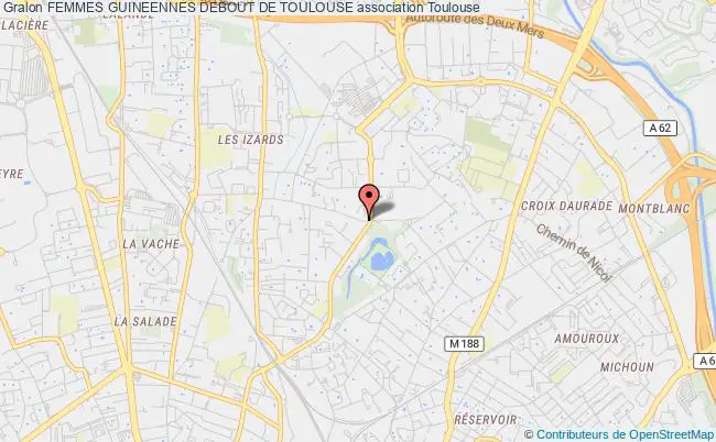 plan association Femmes Guineennes Debout De Toulouse Toulouse