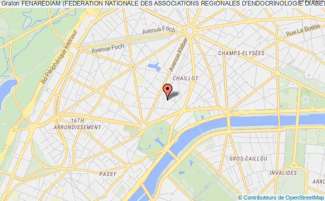 plan association Fenarediam (federation Nationale Des Associations Regionales D'endocrinologie Diabetologie Et Metabolisme Paris