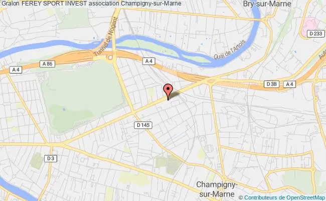 plan association Ferey Sport Invest Champigny-sur-Marne