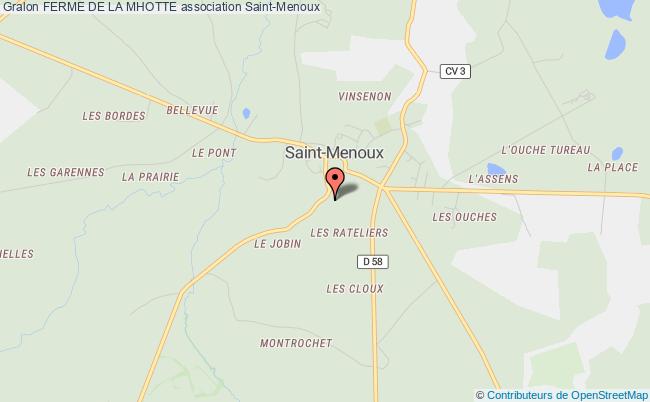 plan association Ferme De La Mhotte Saint-Menoux