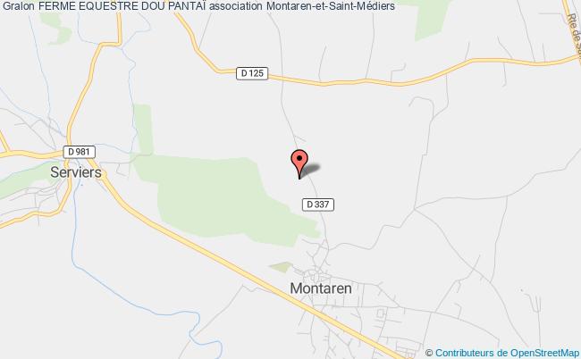 plan association Ferme Equestre Dou PantaÏ Montaren-et-Saint-Médiers