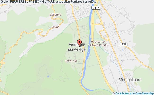 plan association Ferrieres : Passion Guitare Ferrières-sur-Ariège