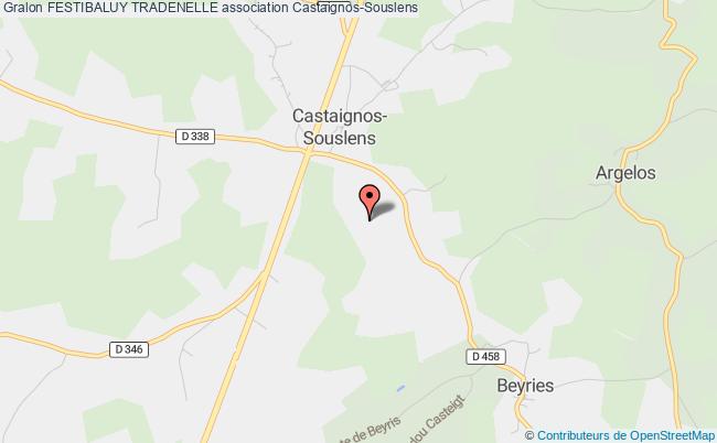 plan association Festibaluy Tradenelle Castaignos-Souslens