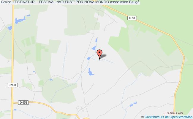 plan association Festinatur' - Festival Naturist' Por Nova Mondo Baugé-en-Anjou