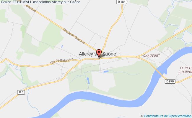 plan association Festiv'all Allerey-sur-Saône