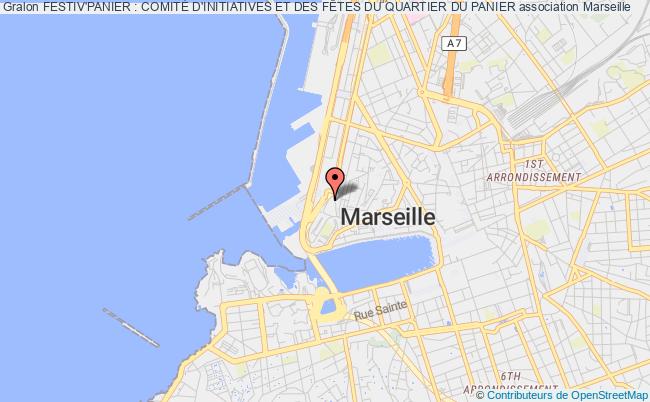 plan association Festiv'panier : ComitÉ D'initiatives Et Des FÊtes Du Quartier Du Panier Marseille