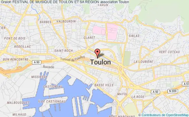plan association Festival De Musique De Toulon Et Sa Region Toulon