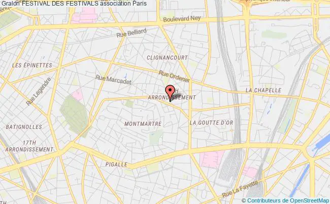 plan association Festival Des Festivals Paris