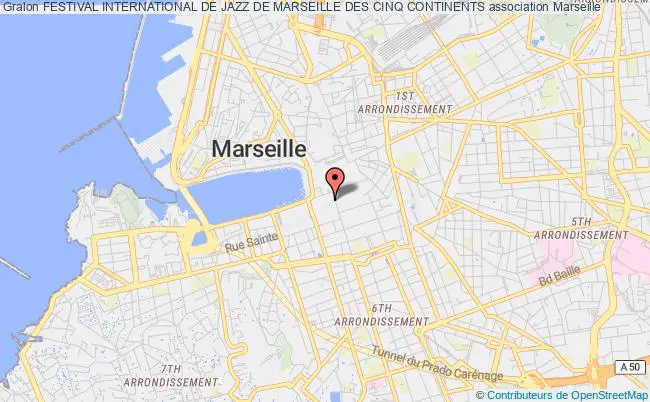 plan association Festival International De Jazz De Marseille Des Cinq Continents Marseille