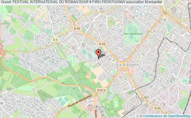 plan association Festival International Du Roman Noir # Firn Frontignan Montpellier