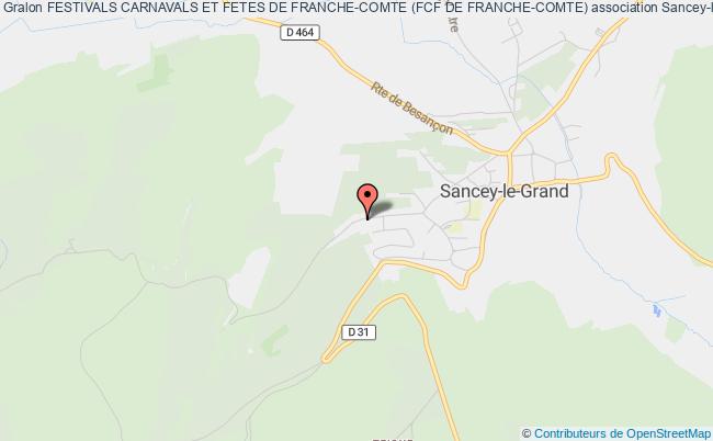 plan association Festivals Carnavals Et Fetes De Franche-comte (fcf De Franche-comte) Sancey