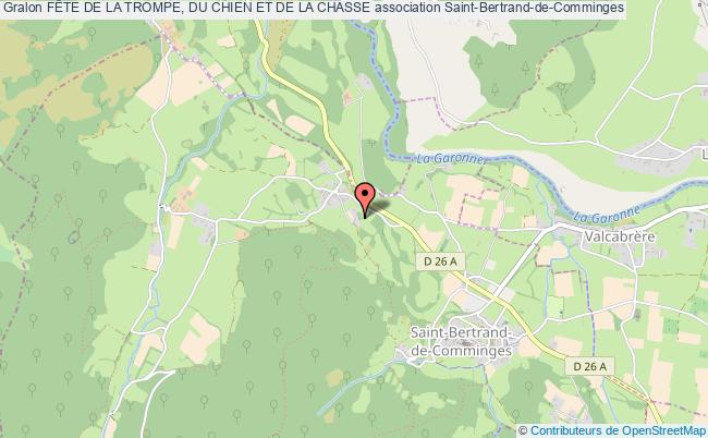 plan association FÊte De La Trompe, Du Chien Et De La Chasse Saint-Bertrand-de-Comminges