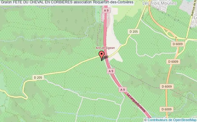 plan association Fete Du Cheval En Corbieres Roquefort-des-Corbières