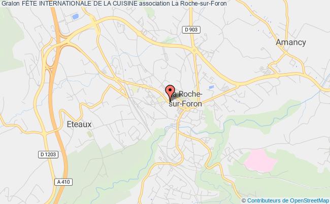 plan association FÊte Internationale De La Cuisine Roche-sur-Foron