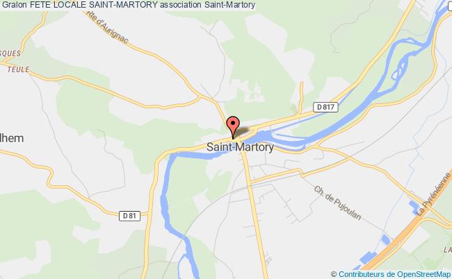 plan association Fete Locale Saint-martory Saint-Martory