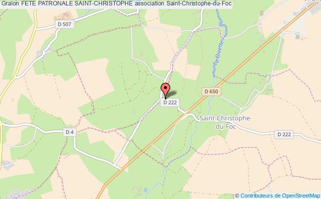 plan association Fete Patronale Saint-christophe Saint-Christophe-du-Foc