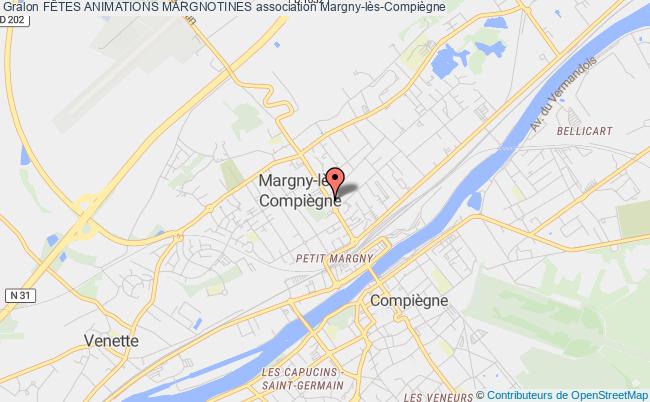 plan association FÊtes Animations Margnotines Margny-lès-Compiègne