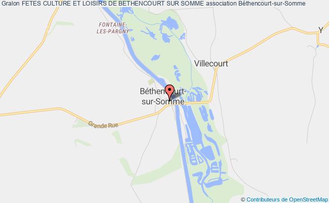 plan association Fetes Culture Et Loisirs De Bethencourt Sur Somme Béthencourt-sur-Somme