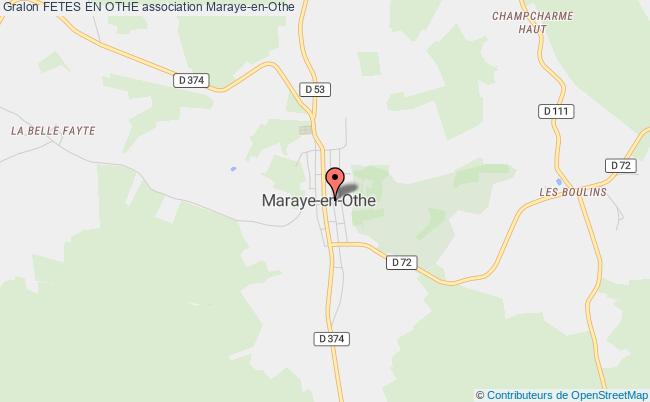 plan association Fetes En Othe Maraye-en-Othe