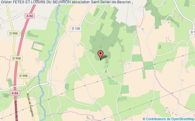 plan association Fetes Et Loisirs Du Beuvron Saint-Senier-de-Beuvron